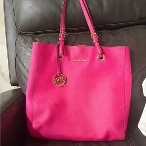 Michael Kors Fuchsia Tote Bag